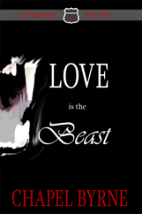 Love Is the Beast cover: a beastly mouth is open in a roar