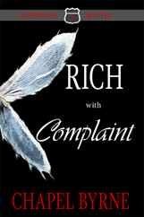 Rich With Complaint cover: shimmery, silvery blue wings